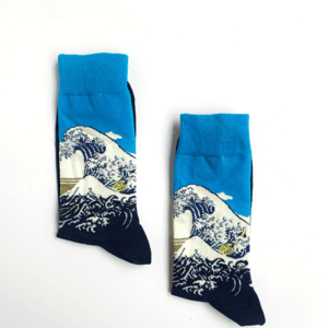 Calcetines con estampado de Ola