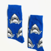 Calcetines con estampado de tiburón