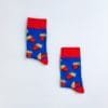 Calcetines con estampado de papas fritas