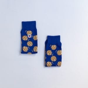 Calcetines con estampado de galletas