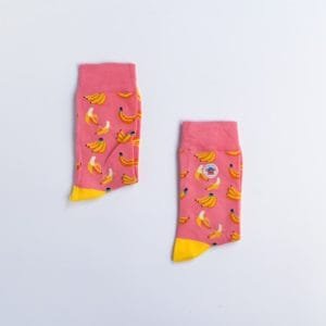 Calcetines con estampado de Banana