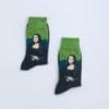 Calcetines con estampado Mona Lisa