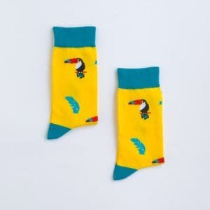 Calcetines con estampado de Tucán