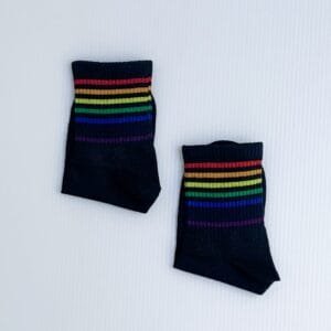 Calcetines Pride Negro striped