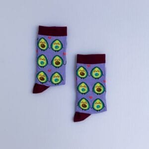 Calcetines de pareja aguacate