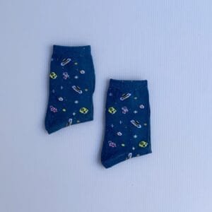 Calcetines de universo azul