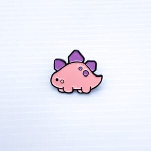 Pin Pink Dinosaurio