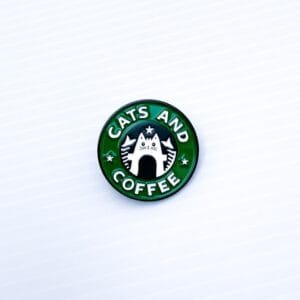 Pin Catbucks Cats and coffee