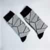 Calcetines lines black and white
