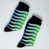 Calcetines triangle green and black
