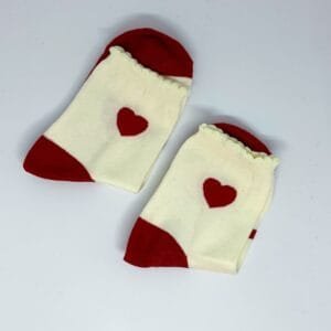 Calcetines short corazón