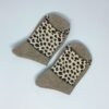Calcetines animal print brown III