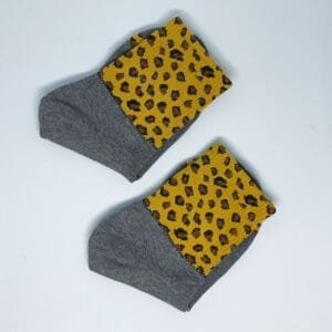 Calcetines animal print grey