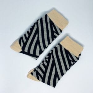 Calcetines lines grey and black