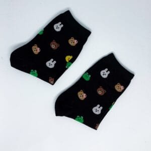 Calcetines Animals black line