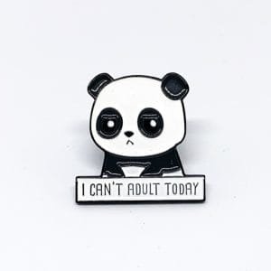 Pin Panda I can't adult today