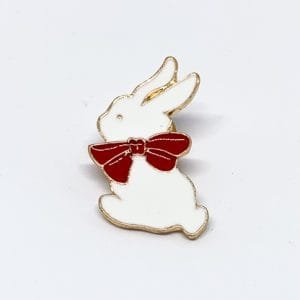 Pin conejito con moñito