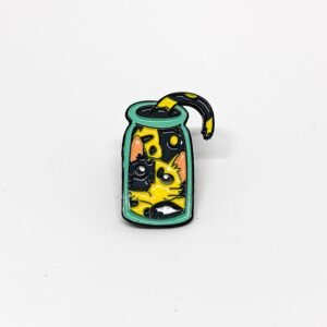 Pin Gato dentro frasco