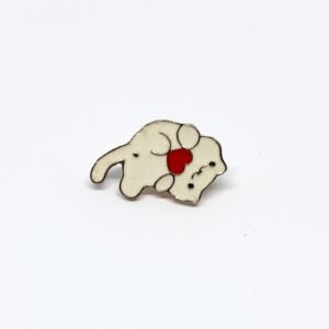 Pin Gato con corazón
