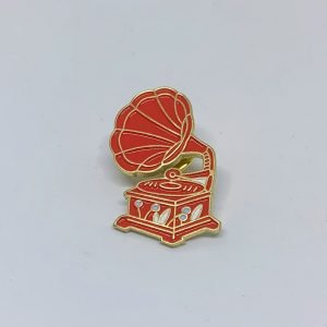 Pin Fonógrafo naranja