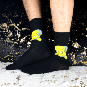 Calcetines Los Simpson | Montgomery Burns Fondo Negro