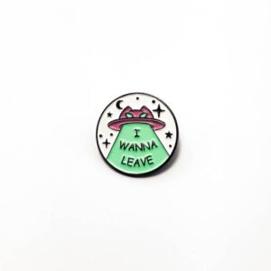 Pin Ovni Cat I Wanna Leave