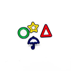 Pin Set Juego del Calamar Figuras Dalgona