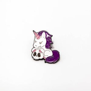Pin Unicornio craneo