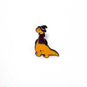 Pin Dino Orange