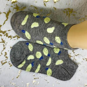 Calcetines Limones Gris Short