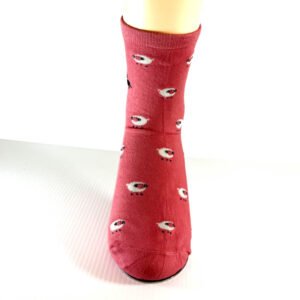 Calcetines Ovejitas fondo rosado