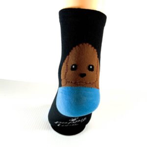 Calcetines Perrito Rombo Negro