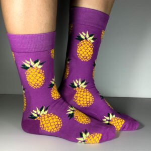 Calcetines Piña Lila