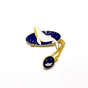 Pin Ballena Cadena