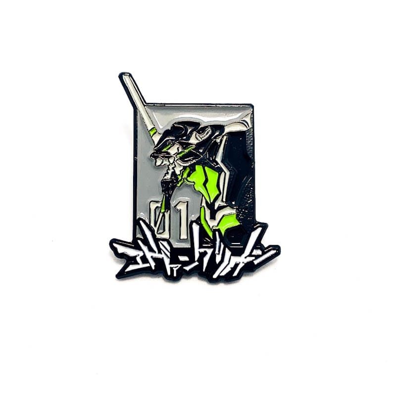 Pin Evangelion | Eva 01 Cuadrado - 🙊 Monkey Pins | Monkey Socks🧦