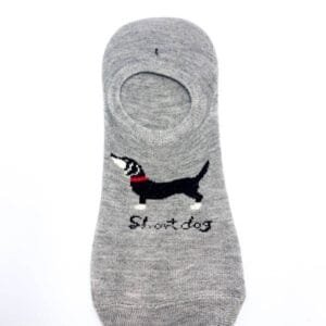 Calcetines Piesito Salchicha Gris