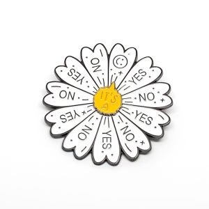 Pin It's a Yes No Giratorio