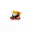 Pin Gatito en patineta