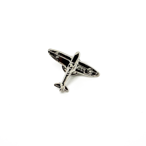Pin Avión plateado