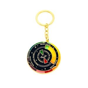 Pin llavero Círculo Cromático negro (movible)