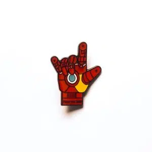 Pin Ironman I love you 3000
