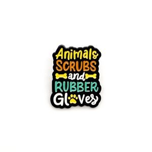 Pin Veterinario Animals Scrubs and Rubber Gloves