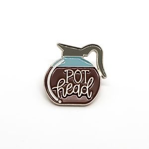 Pin Café Pot Head