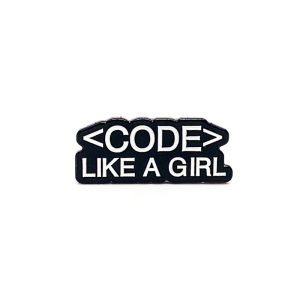 Pin Code Like a Girl Programadora