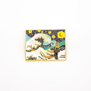 Pin Noche Estrellada y El Grito