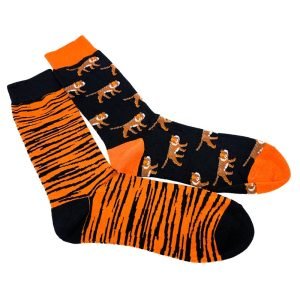 Calcetines Tigre asimétrico