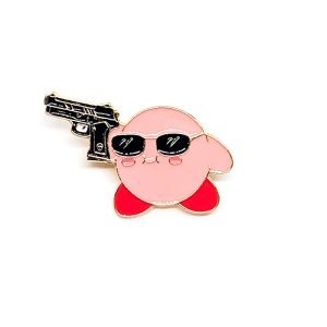 Pin Kirby con Pistola