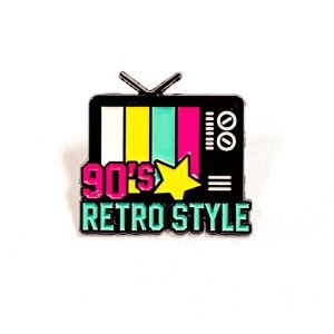 Pin TV 90´s Retro Style