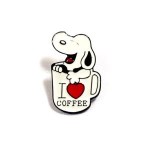 Pin Snoopy I Love Coffee