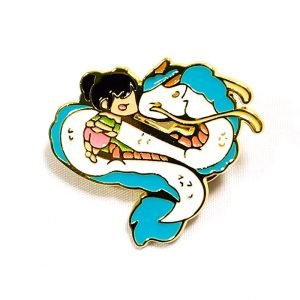 Pin Viaje de Chihiro | Chihiro y Haku Dragón